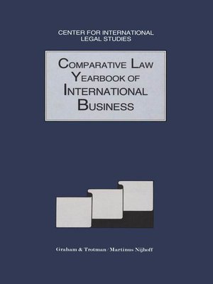 cover image of Comparative Law Yearbook of International Business, Volume 13, 1991